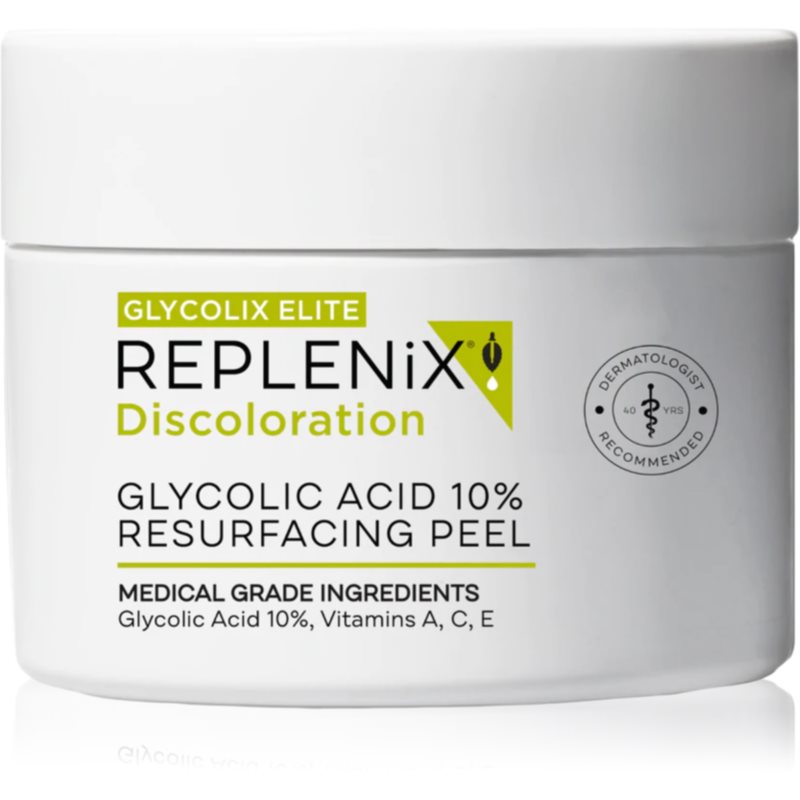 Replenix Discoloration pleťový peeling s kyselinou glykolovou 60 ks