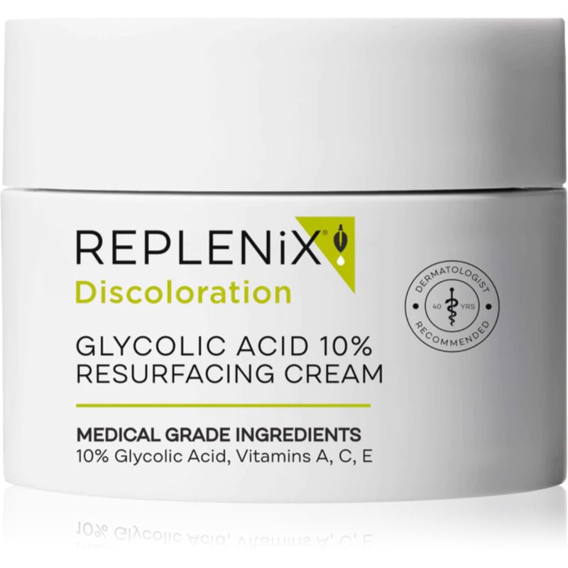 Replenix Discoloration pleťový krém s kyselinou glykolovou 50 g