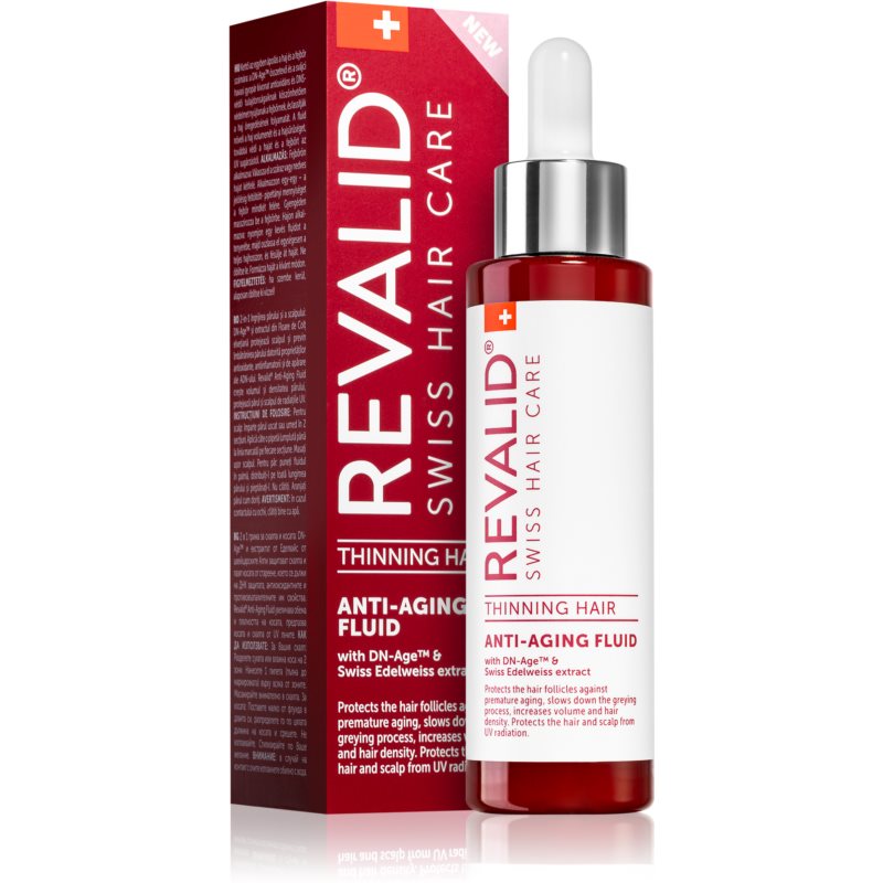 Revalid Anti-Aging Fluid antioksidacinis apsauginis fluidas plaukams ir galvos odai 100 ml