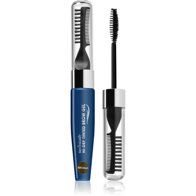 

RevitaLash Hi-Def Brow гель для брів для досконалого вигляду відтінок Dark Brown