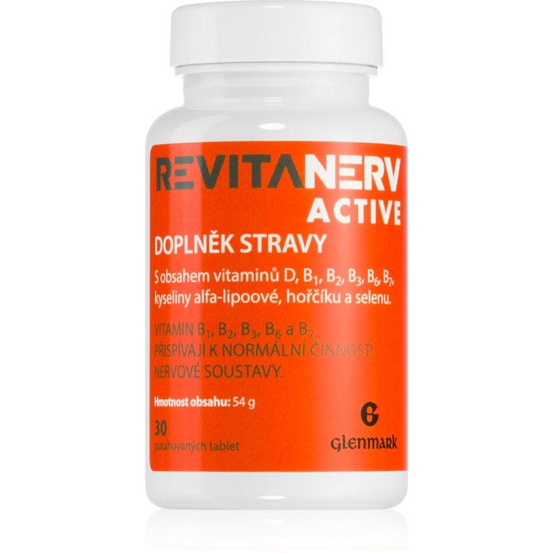 Revitanerv Active tabletki do wspomagania zdrowia układu nerwowego 30 tabletek