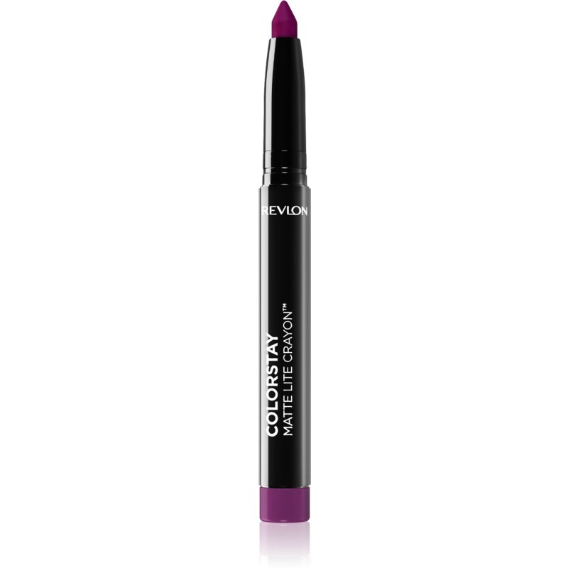 Revlon Cosmetics ColorStay™ Matte Lite Crayon матуюча помада у формі олівця відтінок 012 On Cloud Wine 1,4 гр