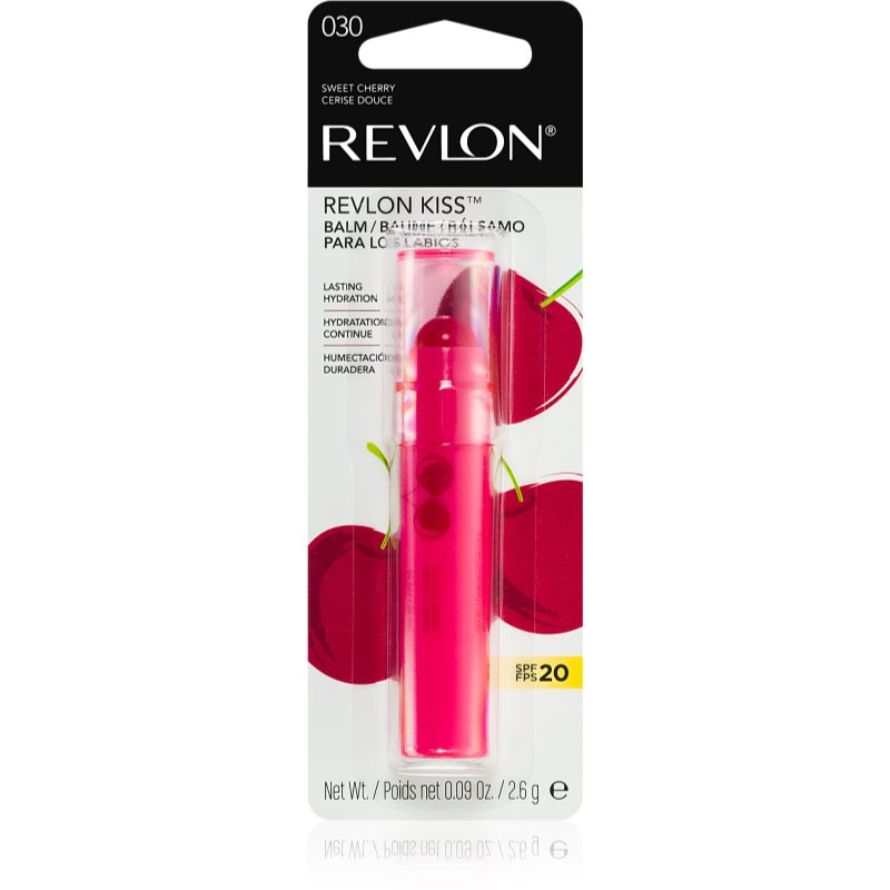 Revlon Cosmetics Kiss™ Balm зволожуючий бальзам для губ SPF 20 аромати 030 Sweet Cherry 2,6 гр