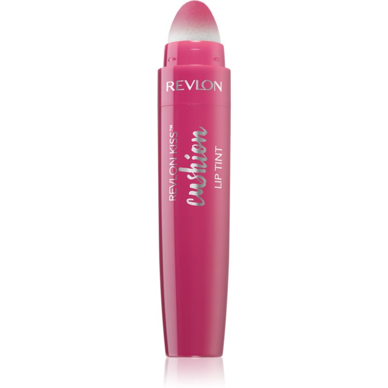 Revlon Cosmetics Kiss™ Cushion rúž s hubkovým aplikátorom odtieň 220 Pink IRL 4.4 ml