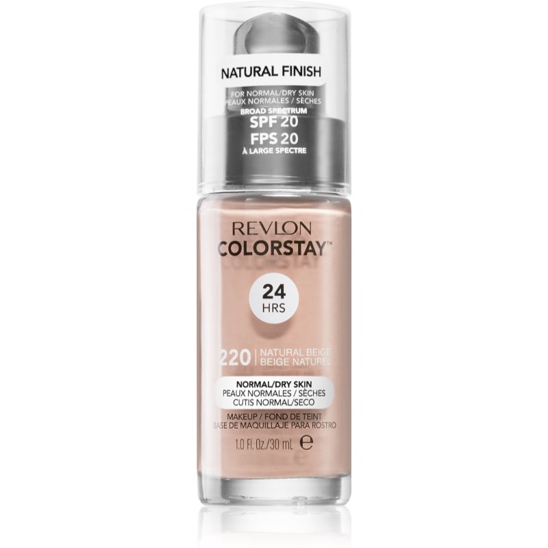 Revlon Cosmetics ColorStay™ ilgai išliekantis makiažo pagrindas SPF 20+ atspalvis 220 Natural Beige 30 ml