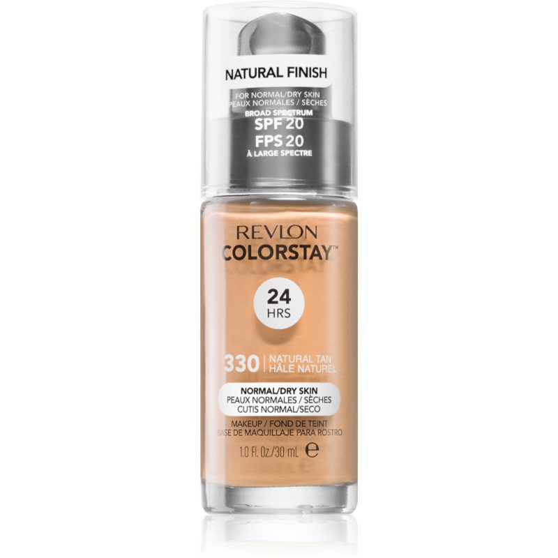Revlon Cosmetics ColorStay™ ilgai išliekantis makiažo pagrindas normaliai ir sausai odai atspalvis 330 Natural Tan 30 ml