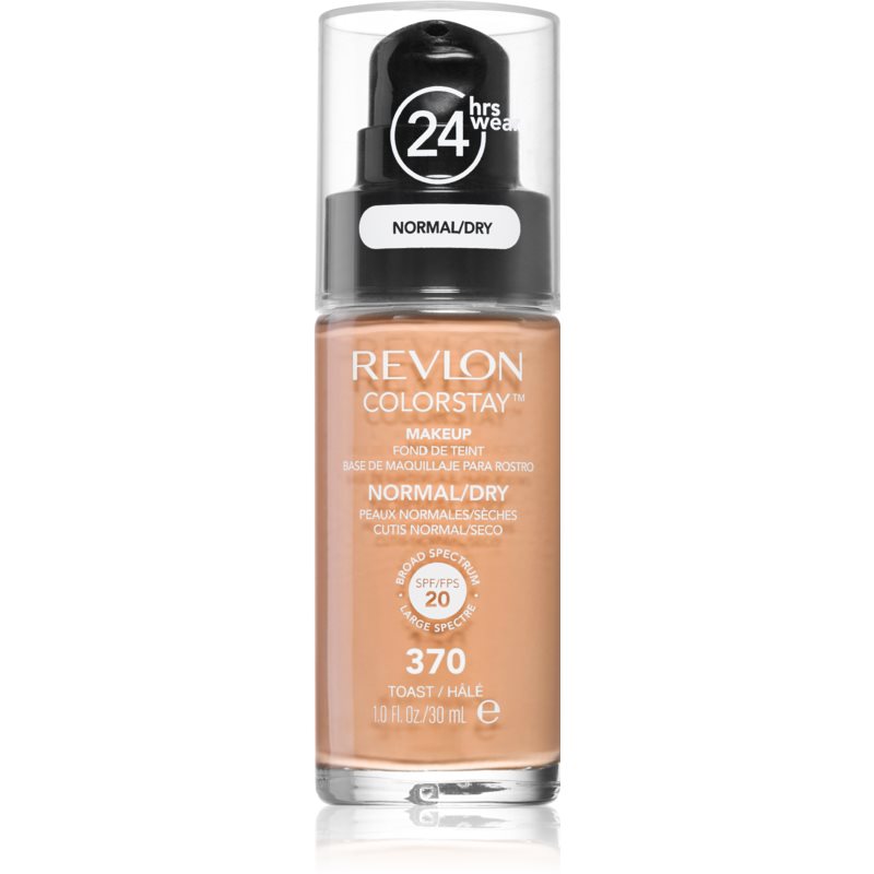 Revlon Cosmetics ColorStay™ ilgai išliekantis makiažo pagrindas normaliai ir sausai odai atspalvis 370 Toast 30 ml