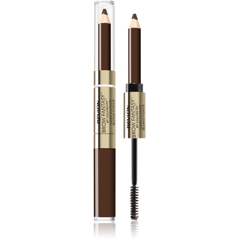 Revlon Cosmetics Brow Fantasy ceruzka a gél na obočie 2 v 1 odtieň 106 Dark Brown 1.18 ml