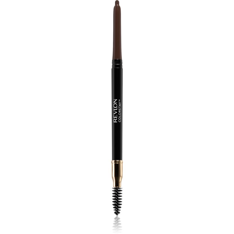 Revlon Cosmetics ColorStay™ двосторонній олівець для брів зі щіточкою відтінок 220 Dark Brown 0,35 гр