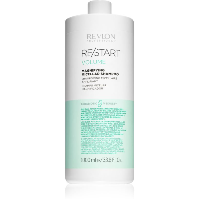 Revlon Professional Re/Start Volume Volumising Micellar Shampoo For Fine Hair And Hair Without Volume 1000 Ml
