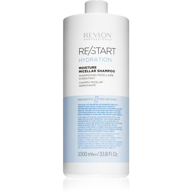 Revlon Professional Re/Start Hydration зволожуючий шампунь для сухого та нормального волосся 1000 мл