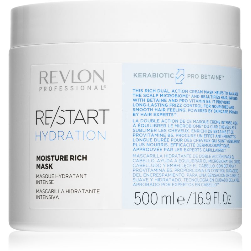 Revlon Professional Re/Start Hydration зволожуюча маска для сухого та нормального волосся 500 мл