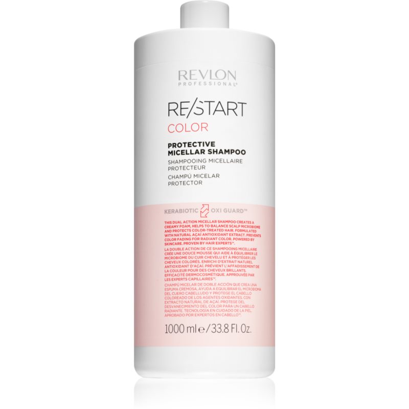 Revlon Professional Micelárny šampón pre farbené vlasy Restart Color ( Protective Micellar Shampoo) 1000 ml