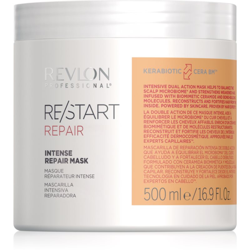 Revlon Professional Re/Start Recovery Restoring Mask For Damaged And Fragile Hair 500 Ml