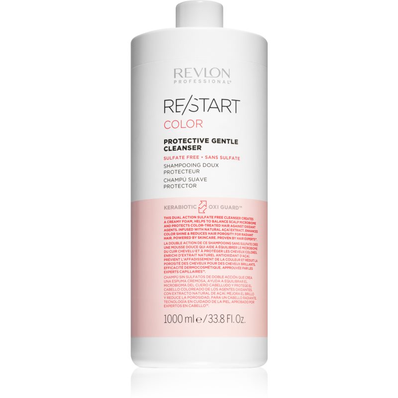 Revlon Professional Čistiaci šampón pre farbené vlasy Restart Color ( Protective Gentle Clean ser) 1000 ml