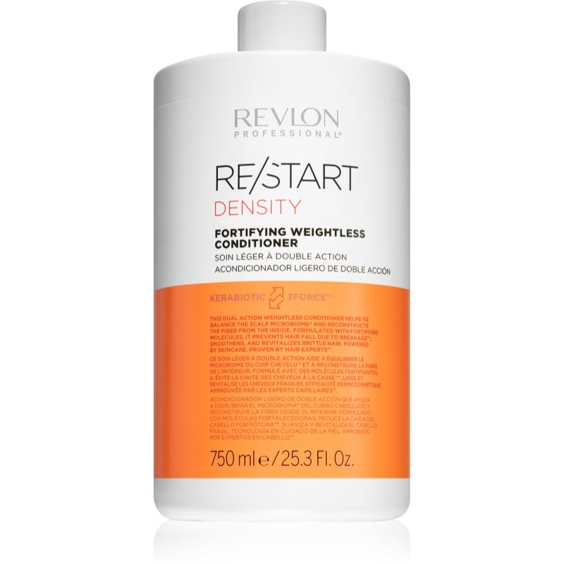 Revlon Professional Posilňujúci kondicionér proti vypadávaniu vlasov Restart Density (Fortifying Weightless Conditioner) 750 ml