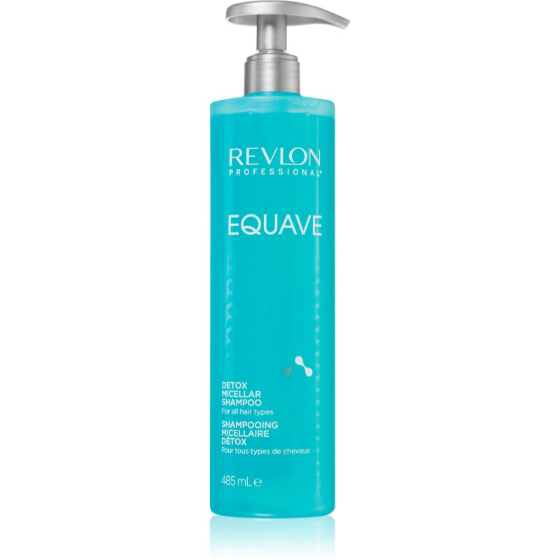Revlon Professional Equave Detox Micellar Shampoo Micellar Shampoo With Detoxifying Effect For All Hair Types 485 Ml