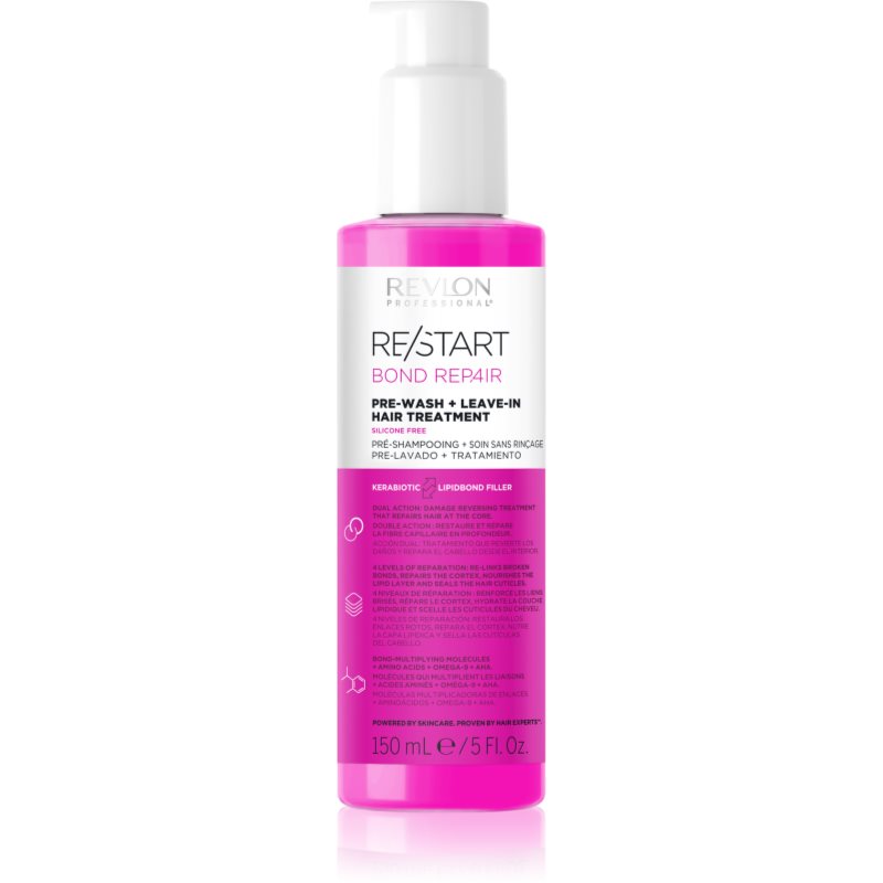 Revlon Professional Re/Start Bond Repair Pre-Wash Leave-In Trattamento Multifunzione Per Capelli Per Capelli Rovinati 150 Ml