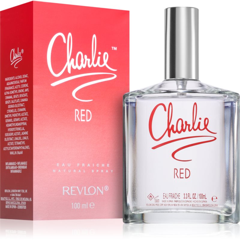 Revlon Charlie Red Eau Fraiche Eau de Toilette für Damen 100 ml