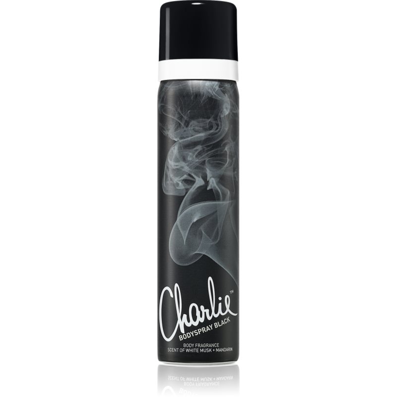Revlon Charlie Black deodorant s parfemací pro ženy 75 ml