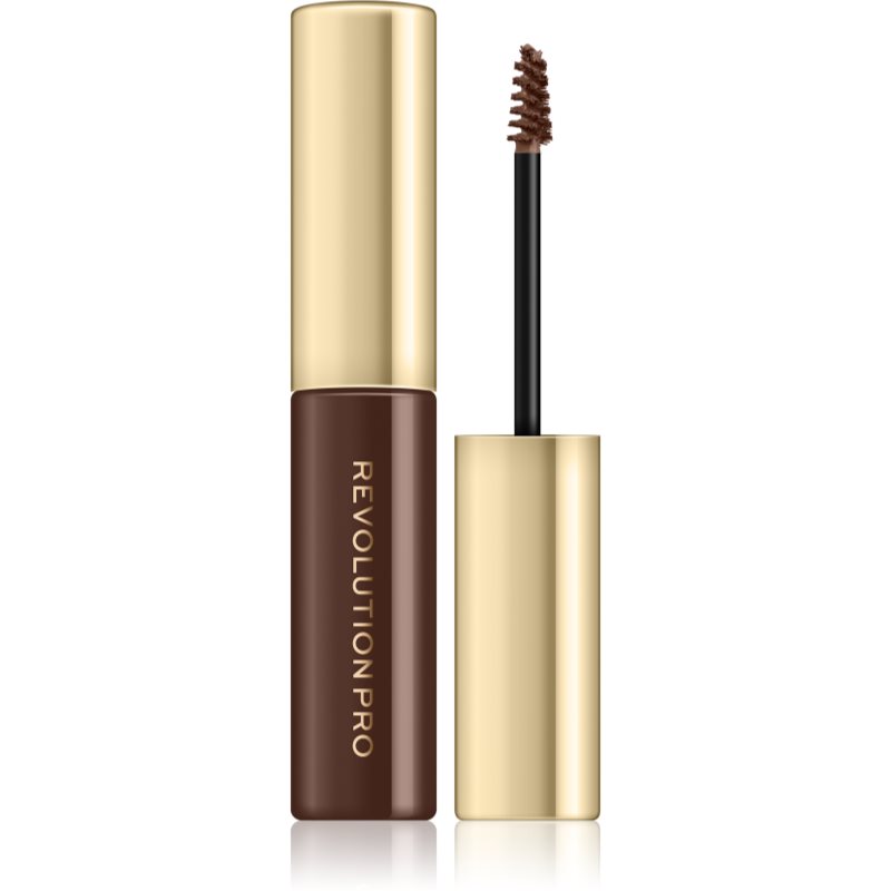 Revolution PRO Brow Volume And Sculpt Gel Eyebrow Gel For Volume And Shape Shade Warm Brown 6 Ml