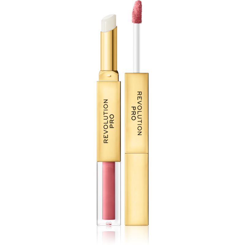 Revolution PRO Supreme Stay 24h Lip Duo ultra-matt liquid lipstick with balm shade Tease 2,5 g
