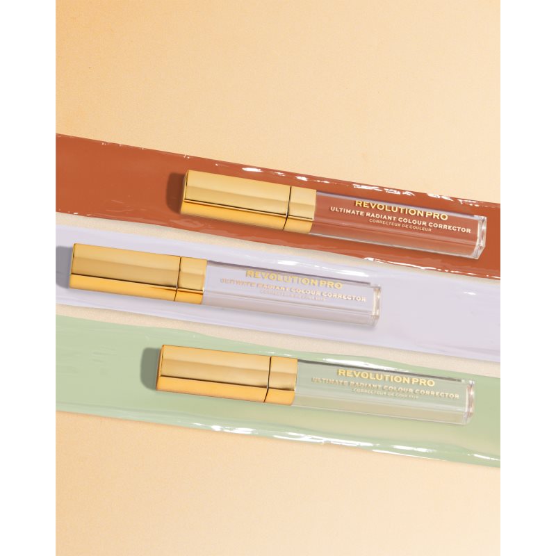 Revolution PRO Ultimate Radiant Colour Corrector Illuminating Concealer For Skin With Imperfections Shade Green 4,5 Ml