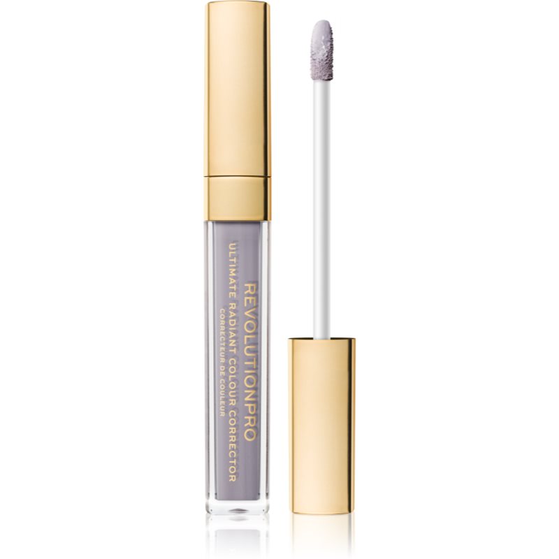 Revolution PRO Ultimate Radiant Colour Corrector Illuminating Concealer For Skin With Imperfections Shade Purple 4,5 Ml