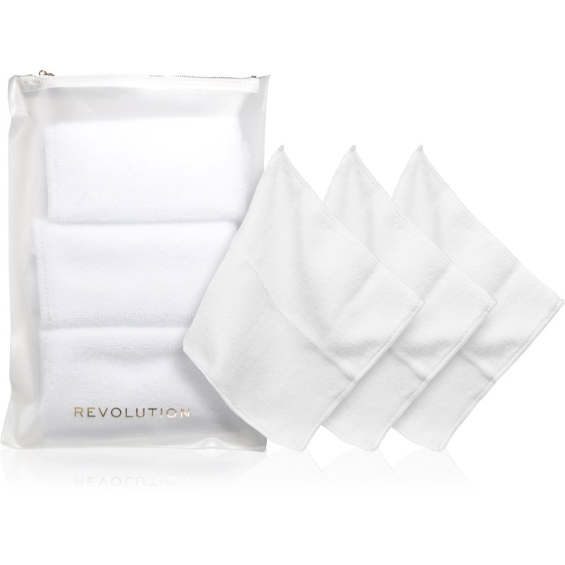 Revolution PRO Miracle Microfibre Cleansing Cloths odličovací ručník 3 ks