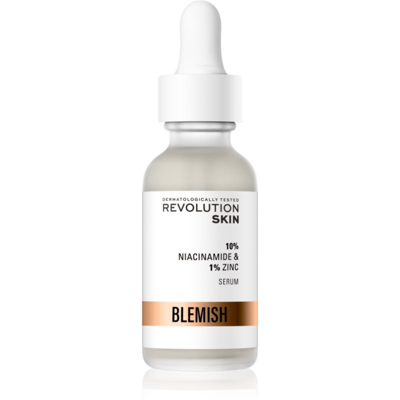 Revolution Skincare Niacinamide 10% + Zinc 1% sérum na rozšířené póry 30 ml