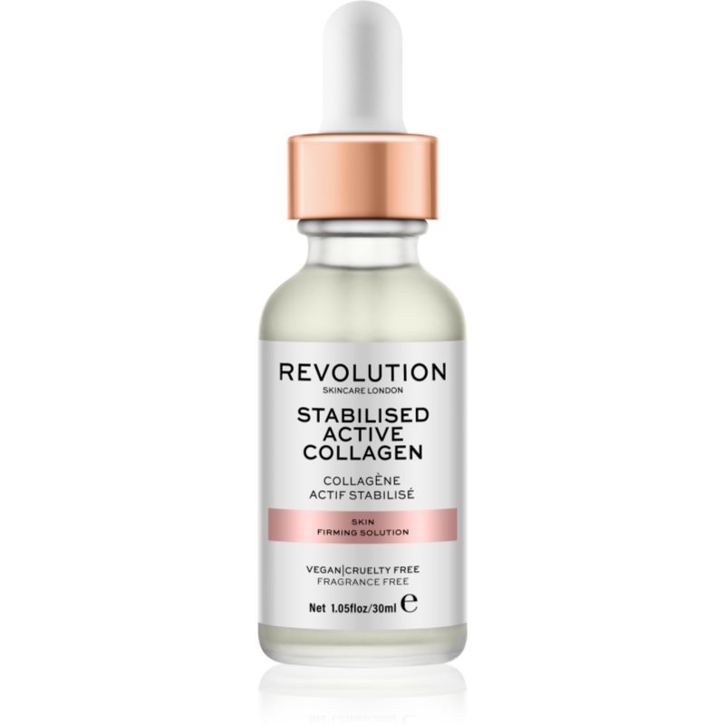 Revolution Skincare Stabilised Active Collagen zpevňující pleťové sérum s hydratačním účinkem 30 ml
