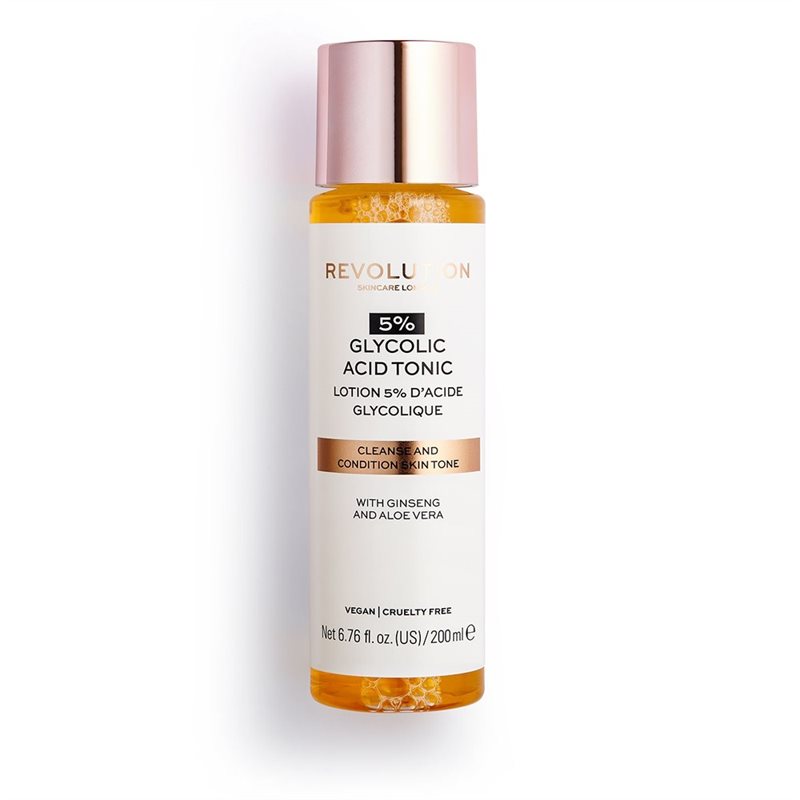 

Revolution Skincare Glycolic Acid очищуючий тонік з AHA
