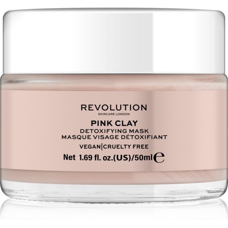 Revolution Skincare Pink Clay детоксикаційна маска 50 мл