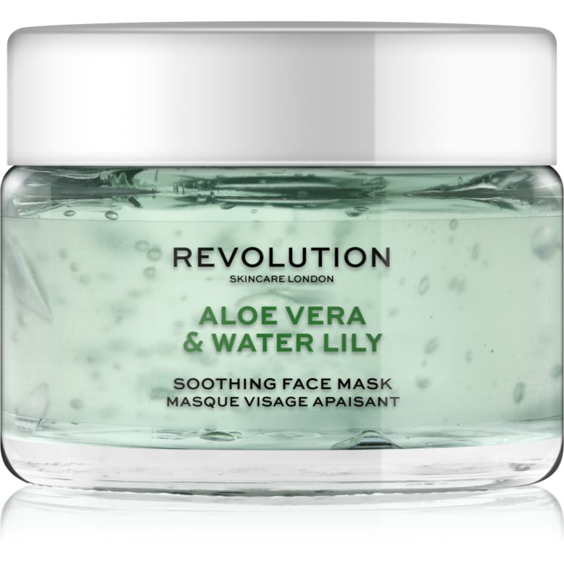 Revolution Skincare Aloe Vera & Water Lily raminamoji veido kaukė 50 ml