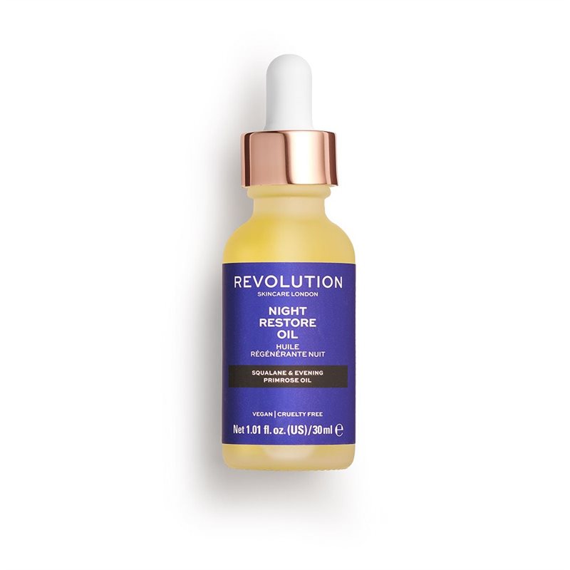 

Revolution Skincare Night Restore Oil освітлююча та зволожуюча олійка