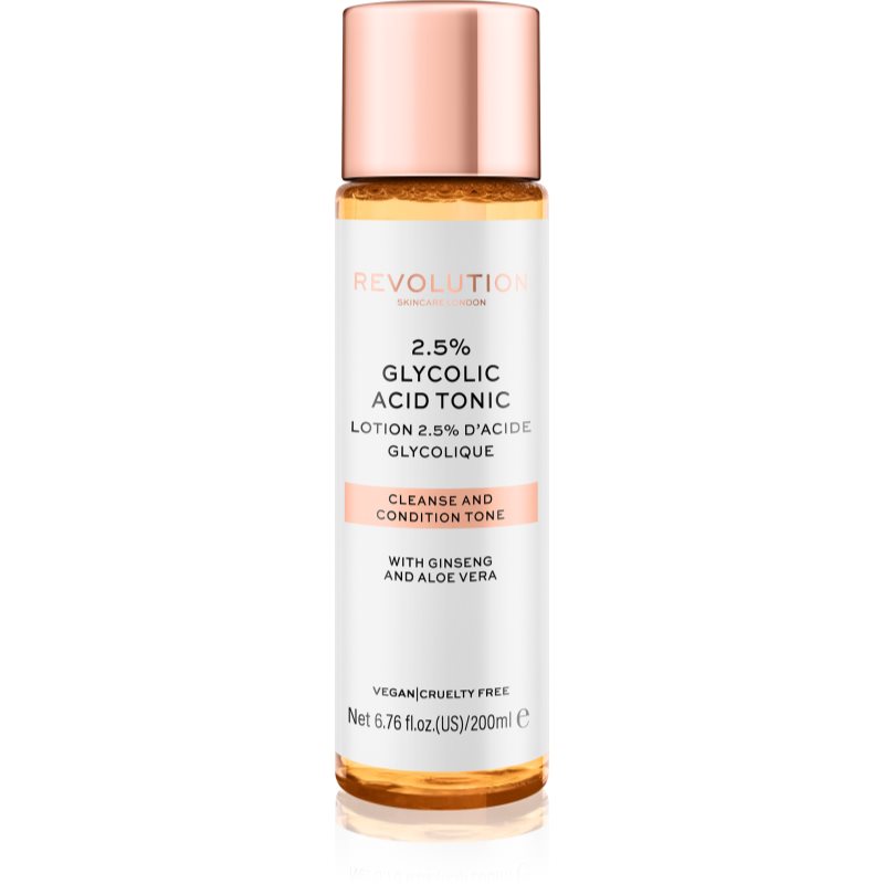 

Revolution Skincare Glycolic Acid 2,5% тонік з гіалуроновою кислотою