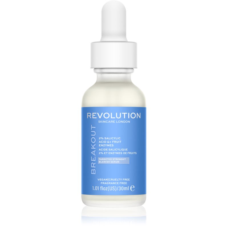 Revolution Skincare Super Salicylic 2% Salicylic Acid & Fruit Enzymes ser pentru regenerarea tenului gras și problematic 30 ml