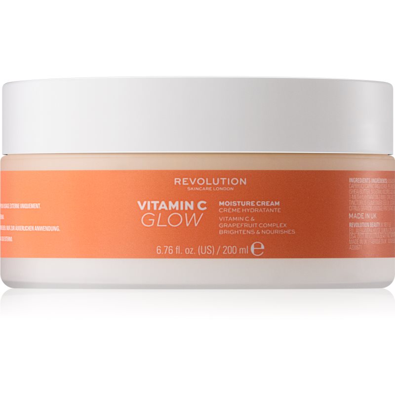 Revolution Skincare Body Vitamin C (Glow) роз'яснюючий зволожуючий крем для тіла 200 мл