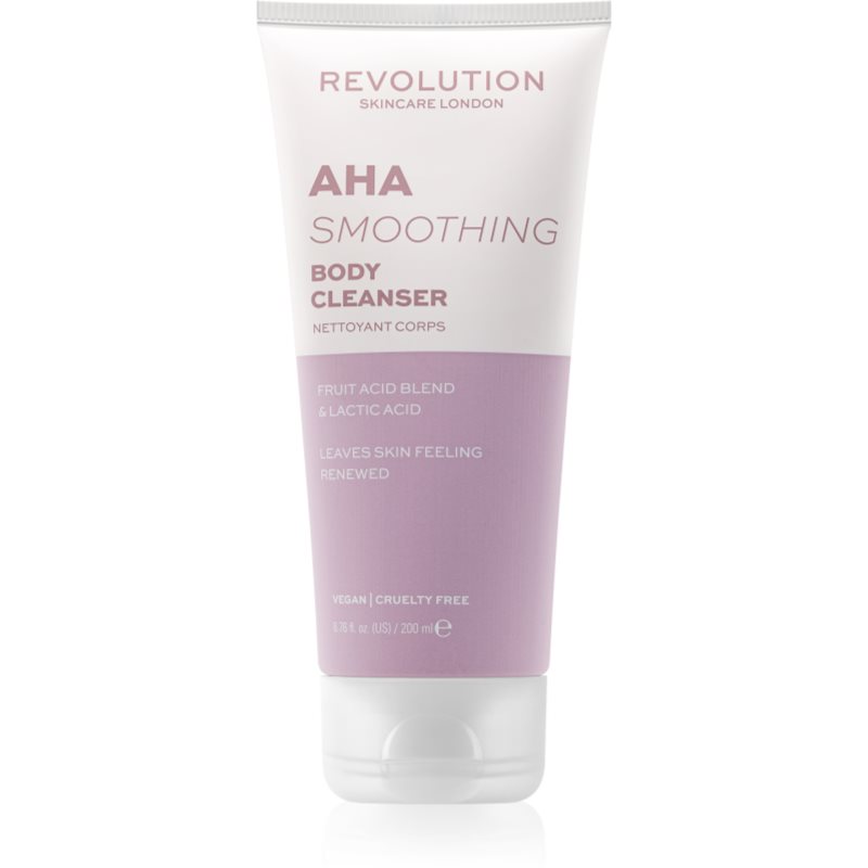 Revolution Skincare Body AHA (Smoothing) čistiaci sprchový gél s AHA 200 ml