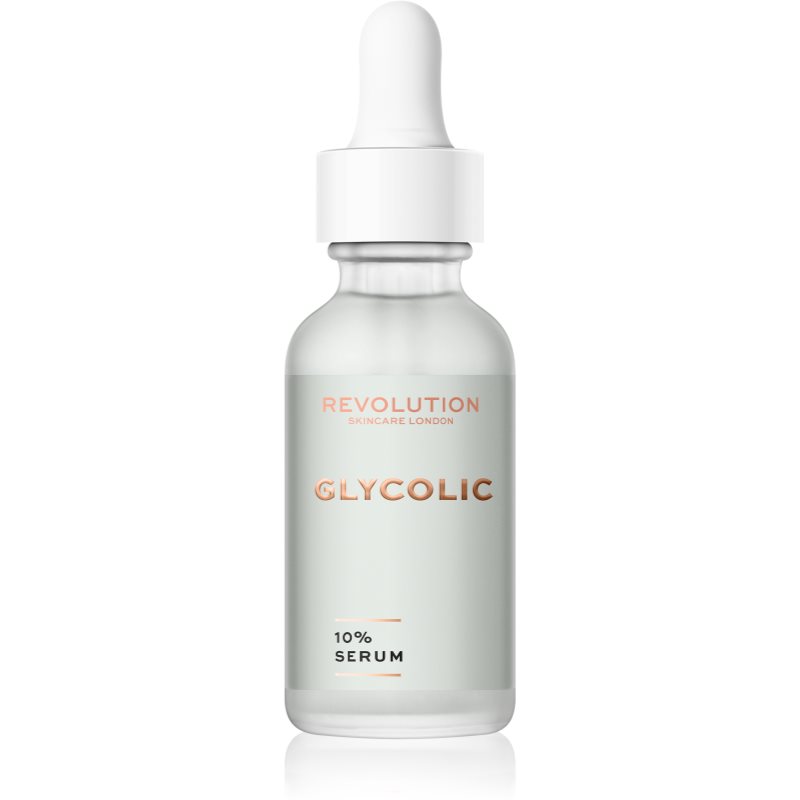 Revolution Skincare Glycolic Acid 10% відновлююча роз'яснююча сироватка 30 мл
