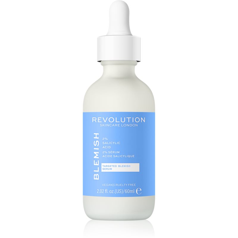 Revolution Skincare Blemish 2% Salicylic Acid serumas su 2 % salicilo rūgštimi 65 ml