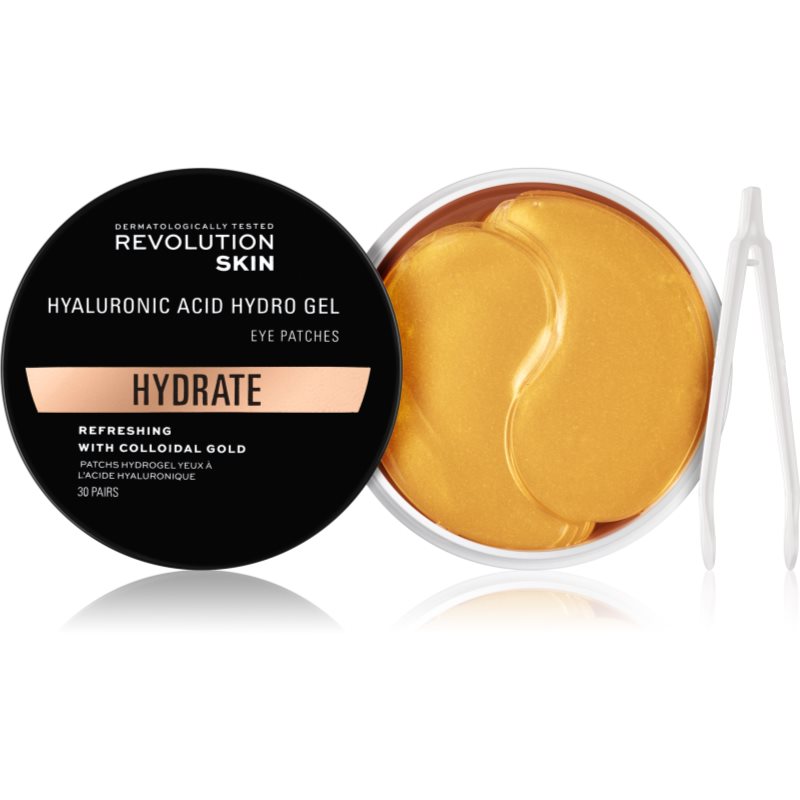 Revolution Skincare Gold Hydrogel гідрогелева маска для шкіри навколо очей з екстрактом золота 60 кс