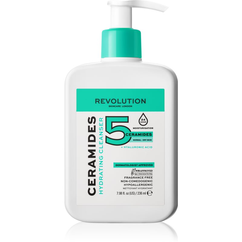 Revolution Skincare Ceramides ніжчий очищуючий крем з керамідами 236 мл