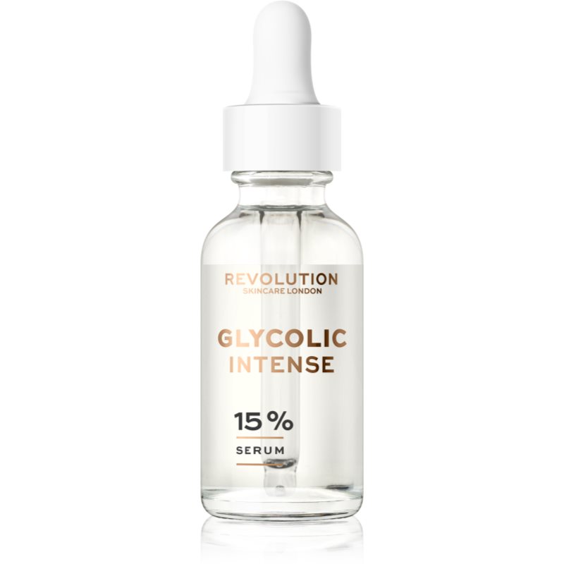 Revolution Skincare Glycolic Acid 15% Intense інтенсивна сироватка для освітлення та зволоження 30 мл