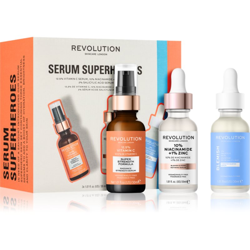 

Revolution Skincare Collection Serum Superheros подарунковий набір (для проблемної шкіри)
