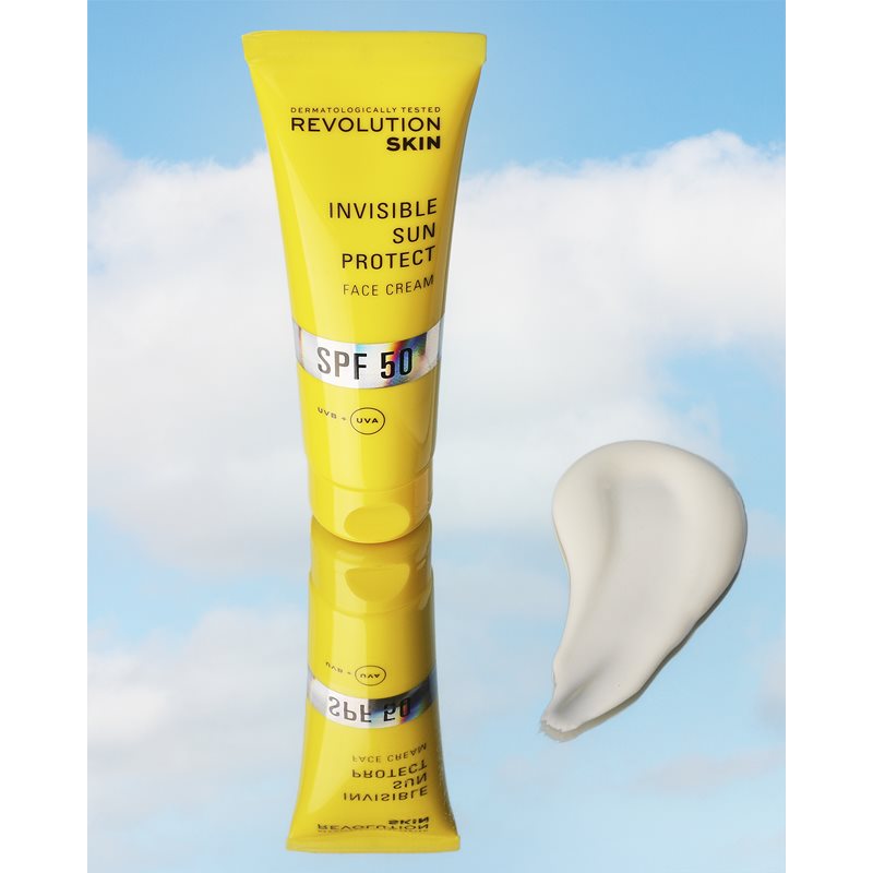 Revolution Skincare Sun Protect Invisible легкий захисний флюїд SPF 50 50 мл