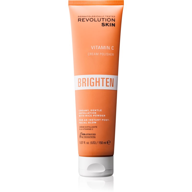 Revolution Skincare Brighten Vitamin C rozjasňujúci čistiaci gel s peelingovým efektom 150 ml