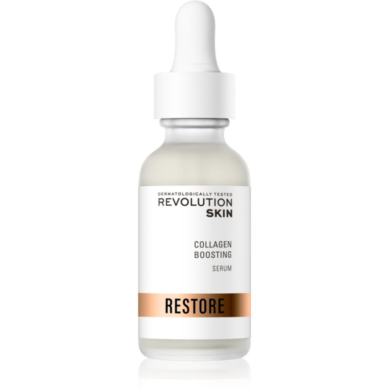Revolution Skincare Restore Collagen Boosting відновлювальна зволожуюча сироватка для підтримки вироблення колагену 30 мл