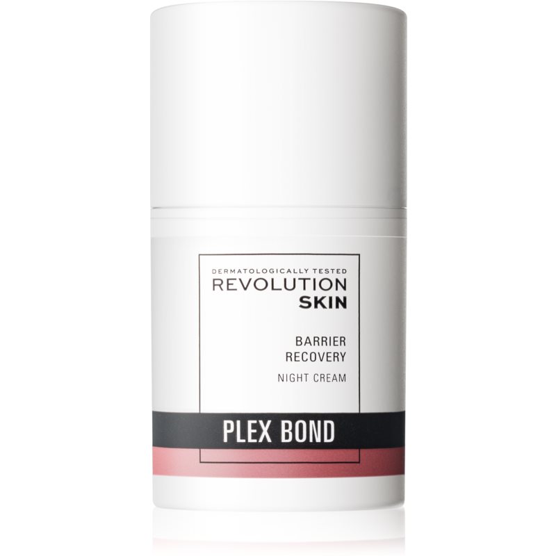 Revolution Skincare Plex Bond Barrier Recovery crema regeneratoare de noapte reface bariera protectoare a pielii 50 ml