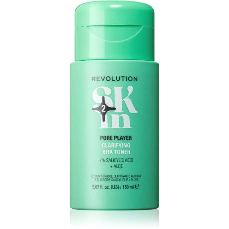Revolution Skincare Clearly Clarify 2% Salicylic Acid &Aloe Clarifying BHA Toner sebum-regulating and pore-minimising tonic 150 ml